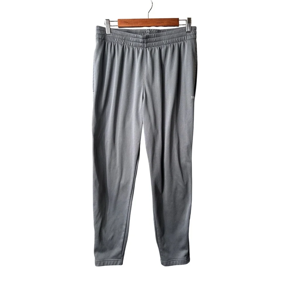 DSG Mens Athletic Jogger Pants Gray Fleece Lined Sweatpants Size L Training Gym